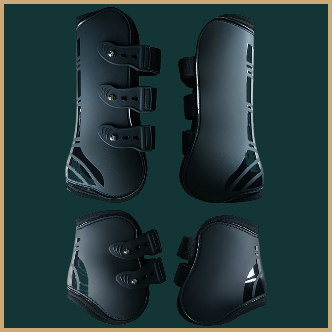 Guêtres et protège-boulets équestres