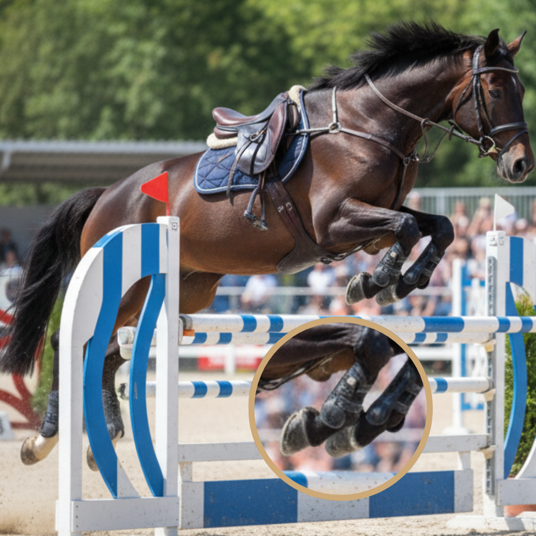 Guêtres et protège-boulets équestres