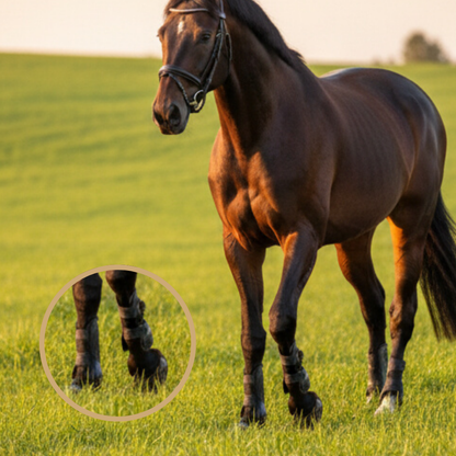 Guêtres et protège-boulets équestres
