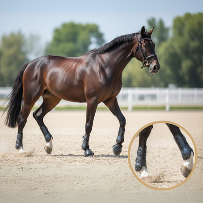 Guêtres et protège-boulets équestres