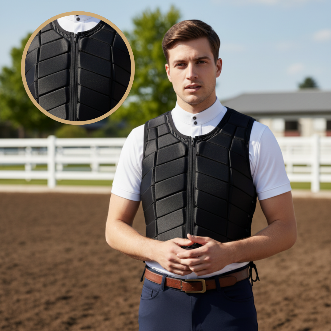 Gilet de protection équestre respirant