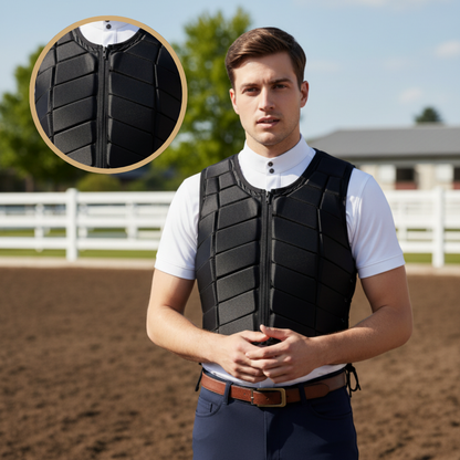 Gilet de protection équestre respirant