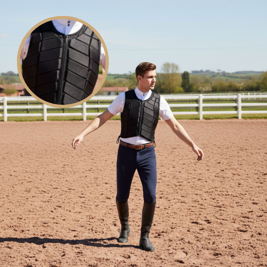Gilet de protection équestre respirant