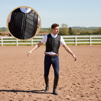 Gilet de protection équestre respirant