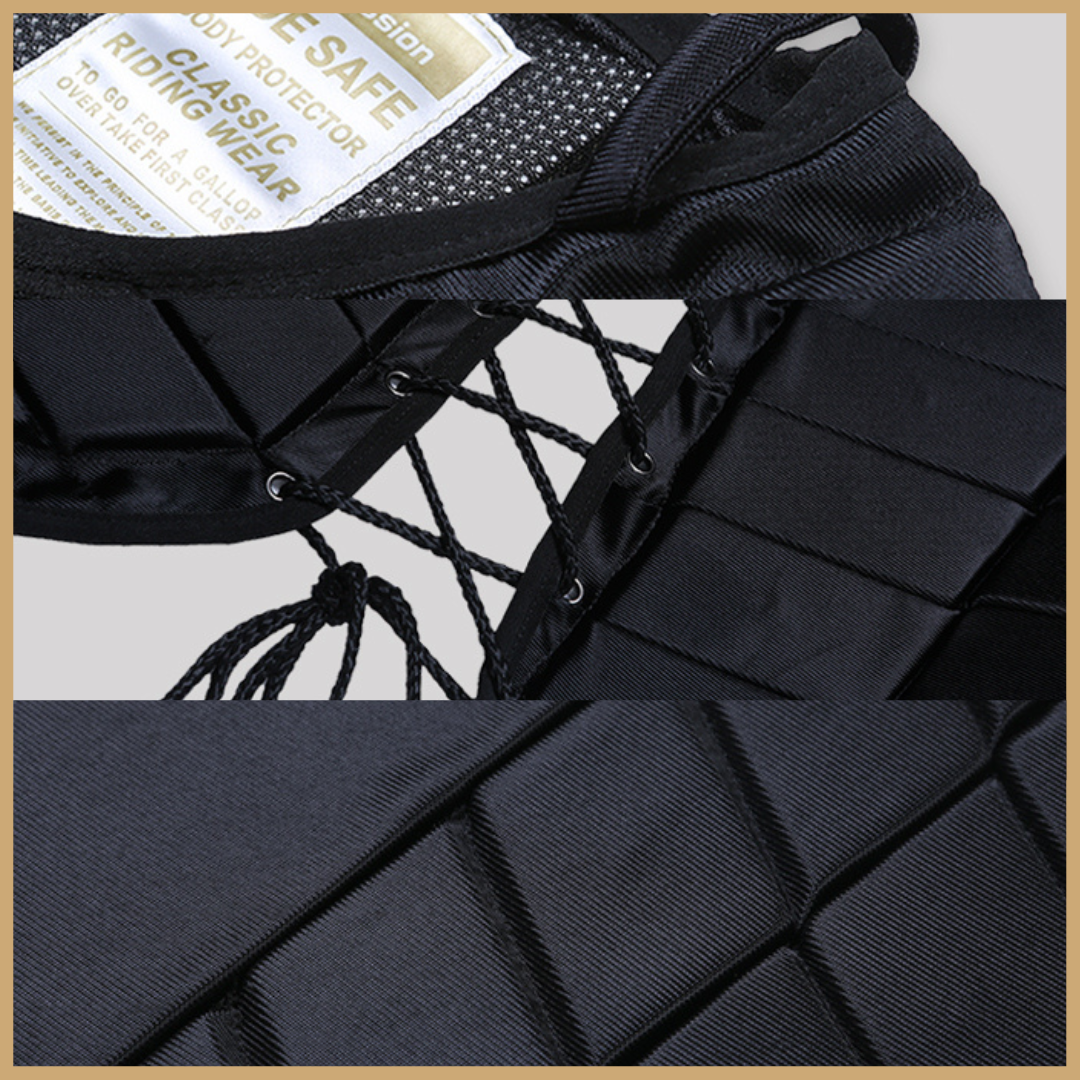 Gilet de protection équestre respirant